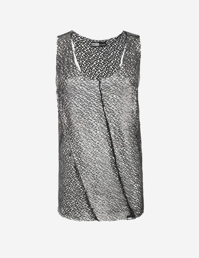 Tank Top z siatki metalicznej