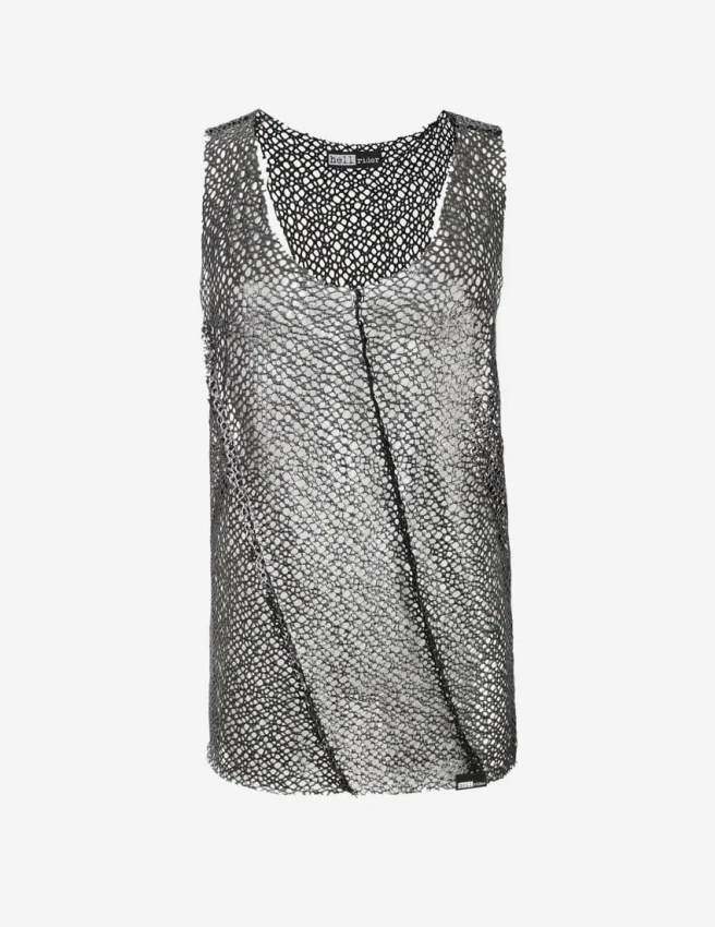 Tank Top z siatki metalicznej