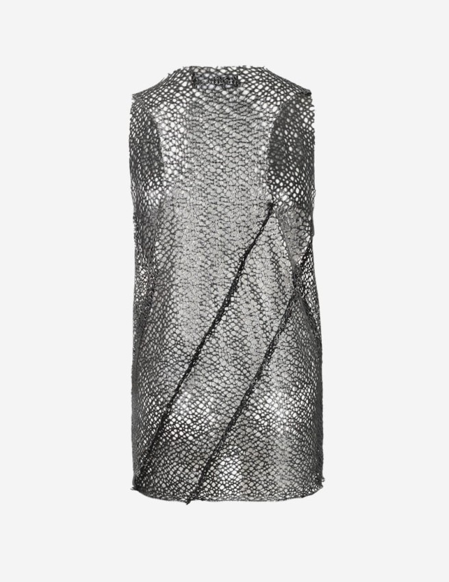 Tank Top z siatki metalicznej