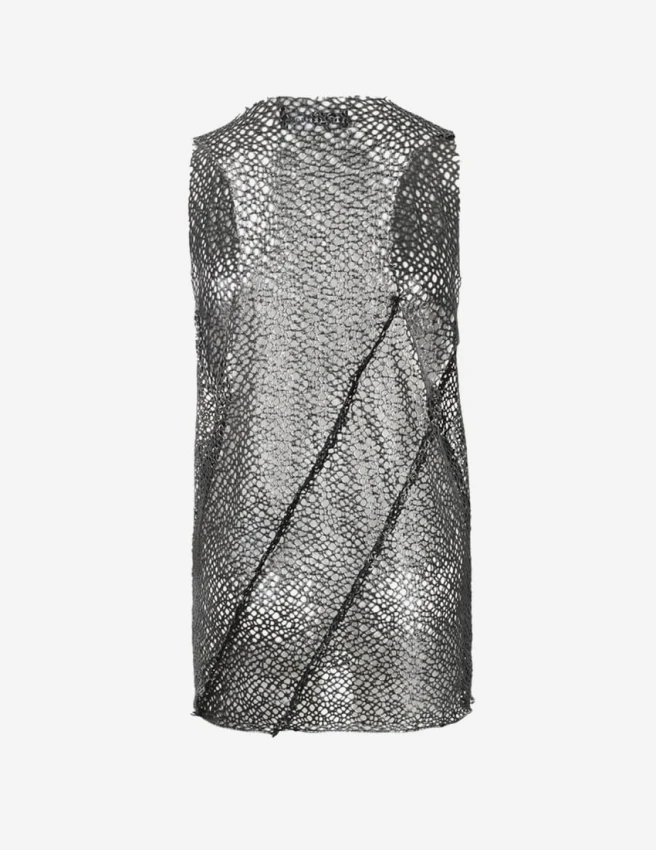 Tank Top z siatki metalicznej
