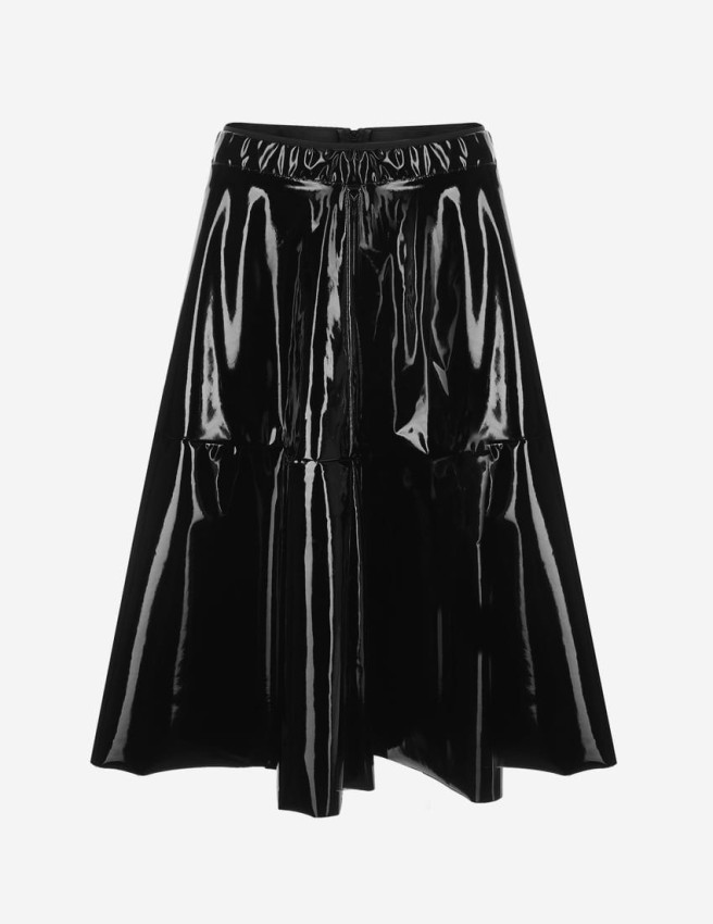 Spódnica midi z lacku