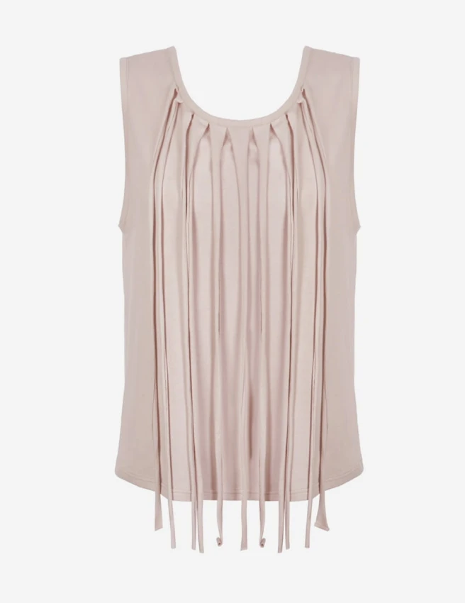 Tank top z frędzlami