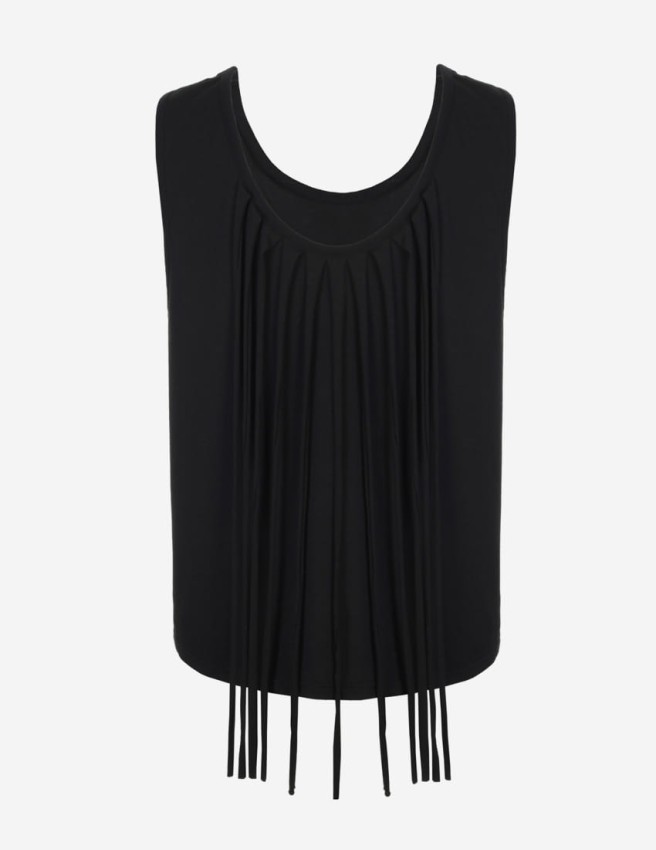 Tank top z frędzlami