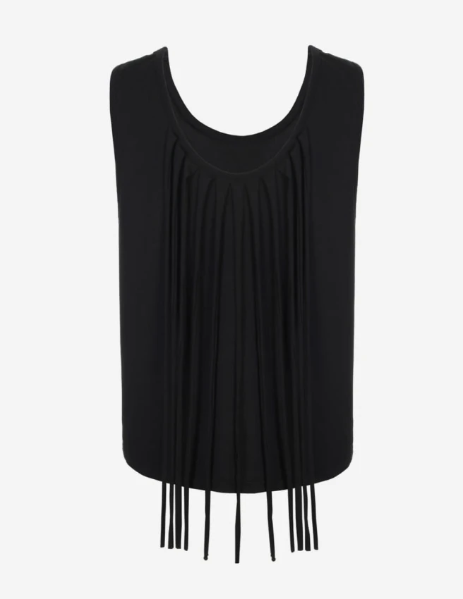 Tank top z frędzlami