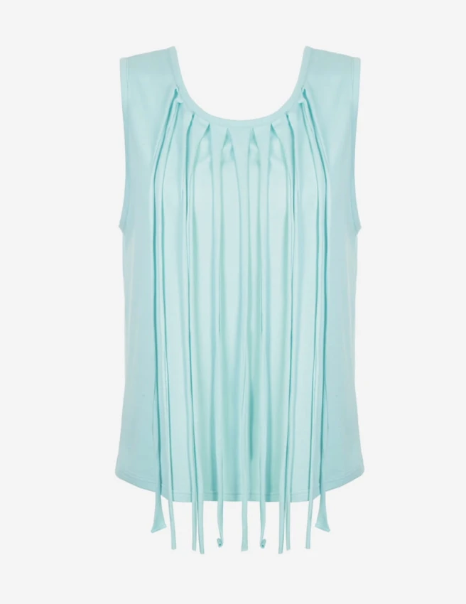 Tank top z frędzlami