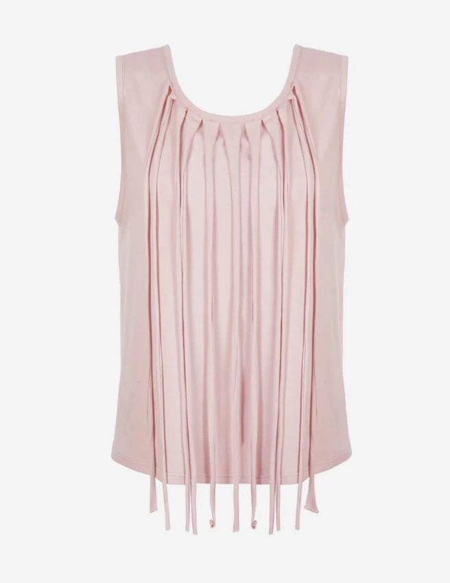 Tank top z frędzlami