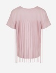T-shirt z frędzlami