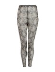Legginsy z siatki we wzór węża