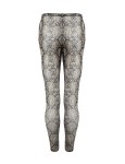 Legginsy z siatki we wzór węża