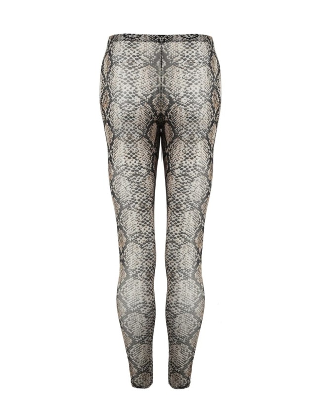 Legginsy z siatki we wzór węża