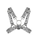 Uprząż z pasów zebra