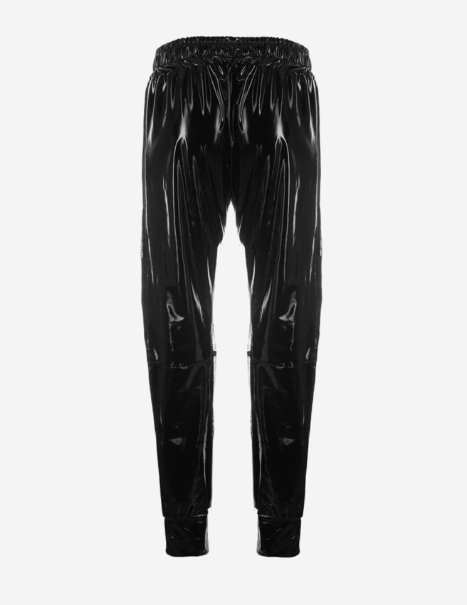Spodnie joggery z lacku