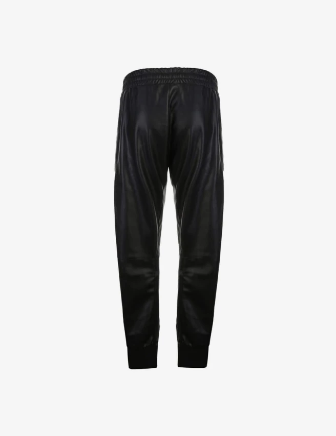 Spodnie joggery z ekoskóry