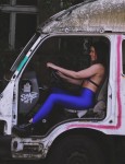Legginsy z lycry