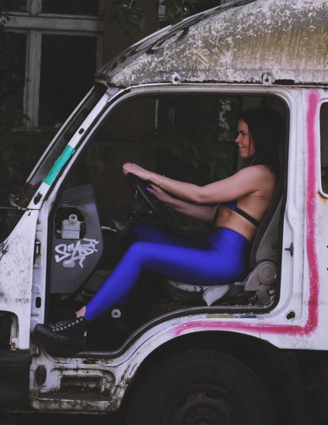 Legginsy z lycry