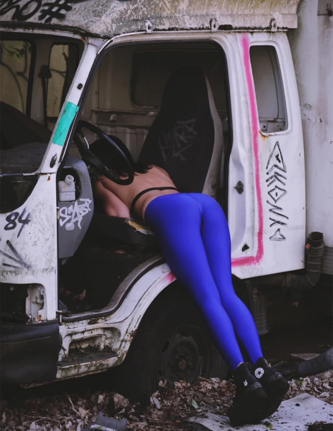 Legginsy z lycry