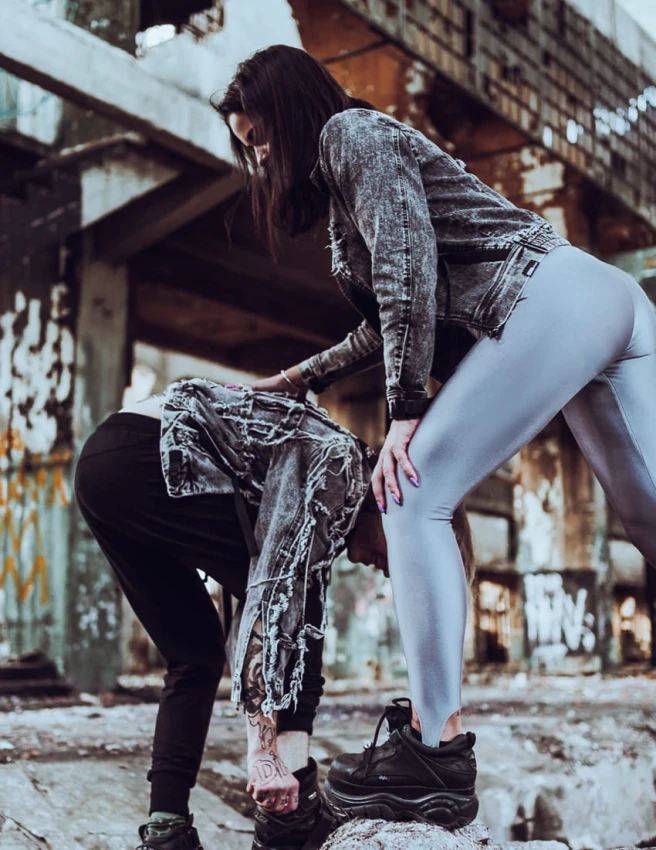Legginsy z lycry