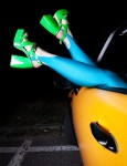 Legginsy z lycry