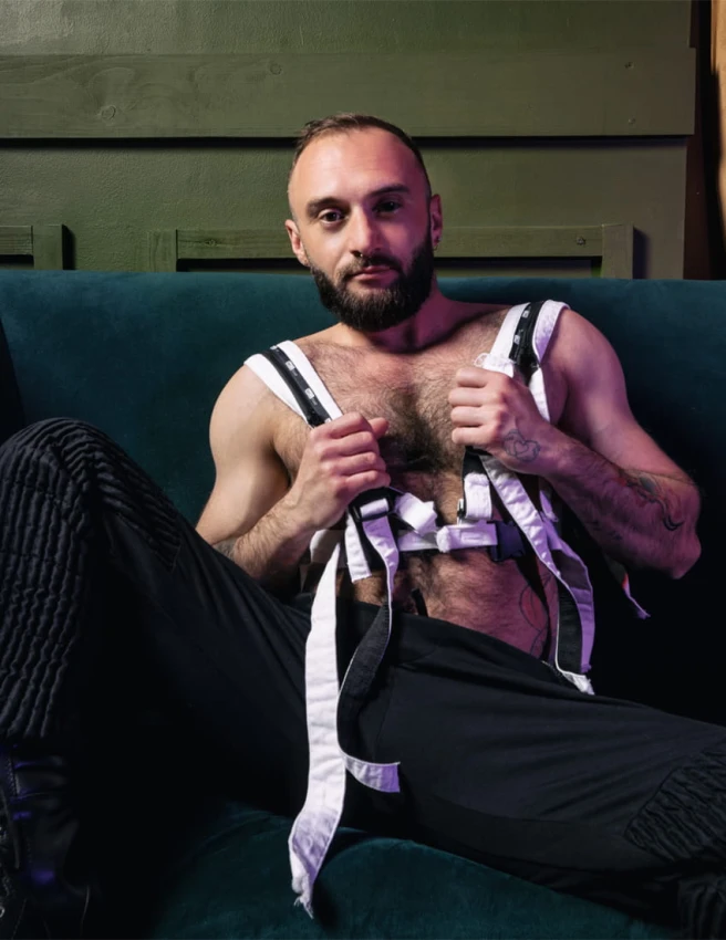 Uprząż jeansowa activewear